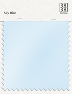 BUQIQI  Fabric Color Swatches -Sky Blue