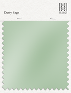 BUQIQI  Fabric Color Swatches -Dusty Sage