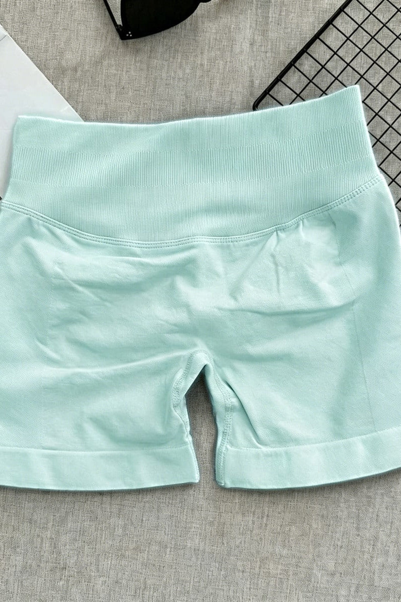 High Waist Ruched Butt Lift Anti Chafing Safety Shorts