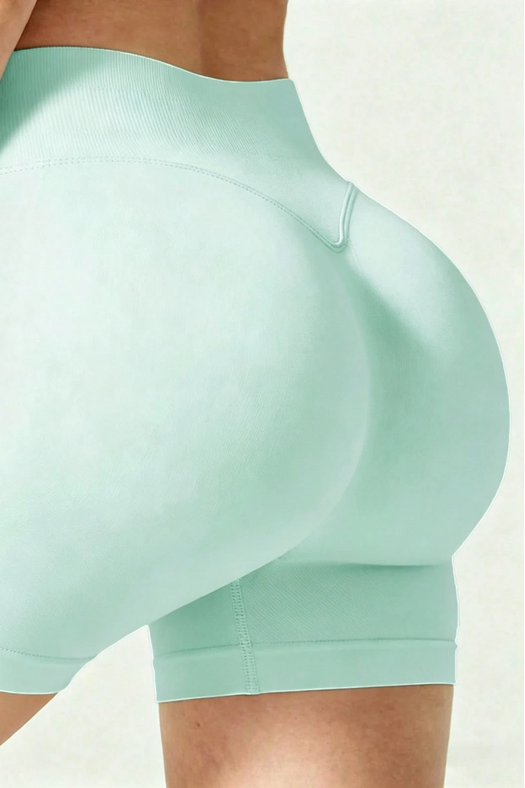 High Waist Ruched Butt Lift Anti Chafing Safety Shorts