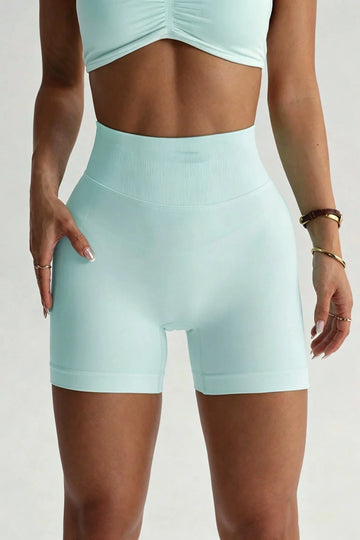 High Waist Ruched Butt Lift Anti Chafing Safety Shorts