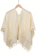 Crochet Tassel Kimono Beach Cover Up Shawl