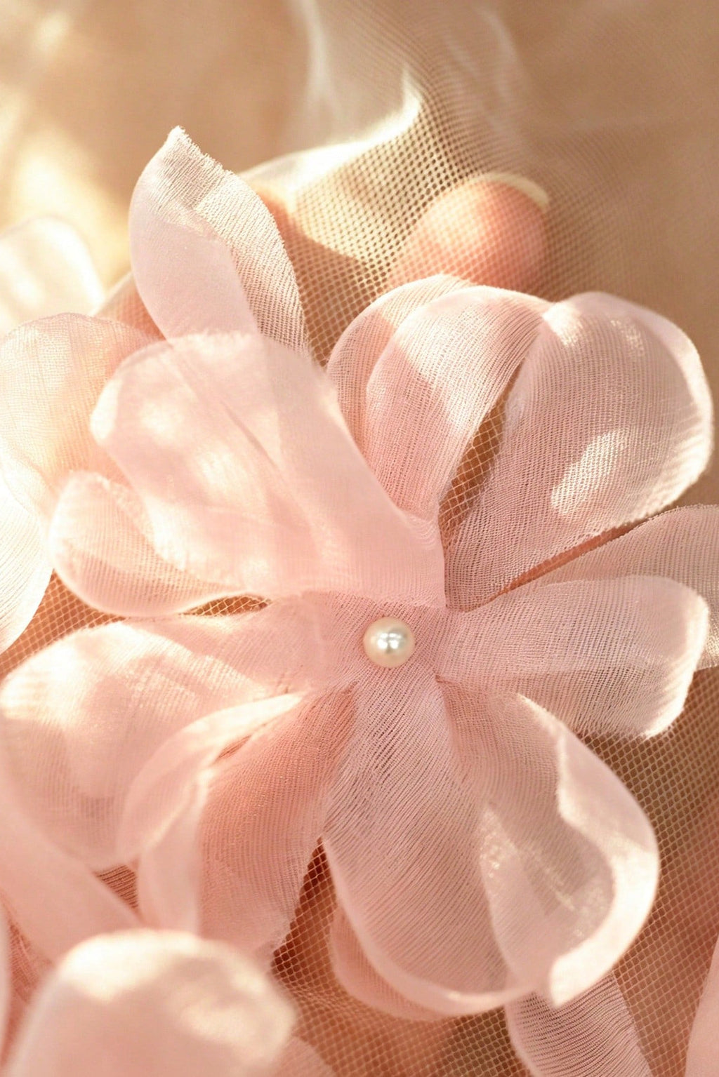 3D Floral Tulle Bridal Cape Wedding Shoulder Wrap