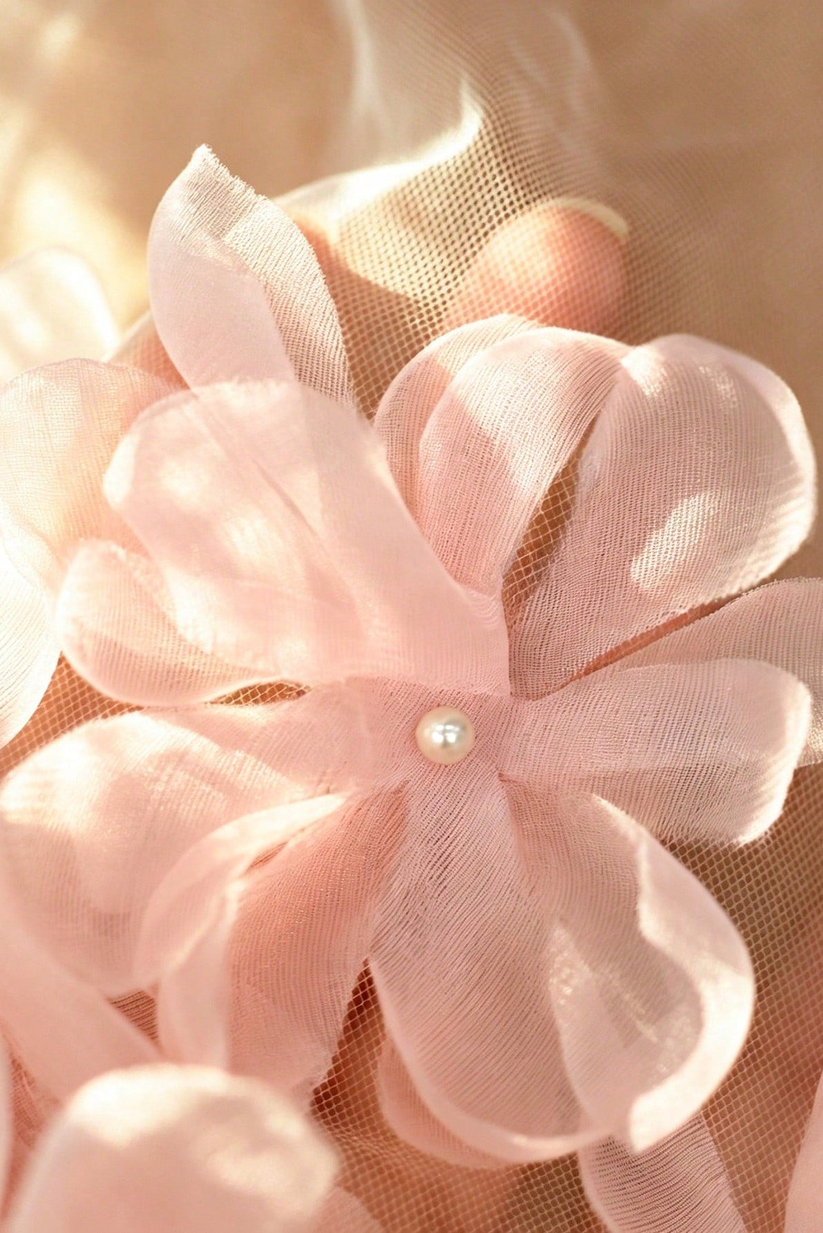 3D Floral Tulle Bridal Cape Wedding Shoulder Wrap