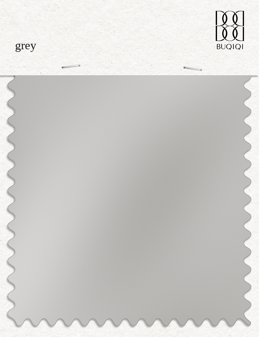 BUQIQI  Fabric Color Swatches -grey