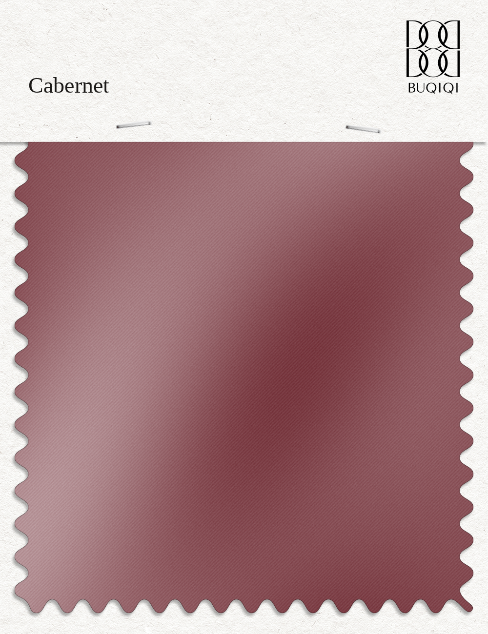 BUQIQI  Fabric Color Swatches -Cabernet