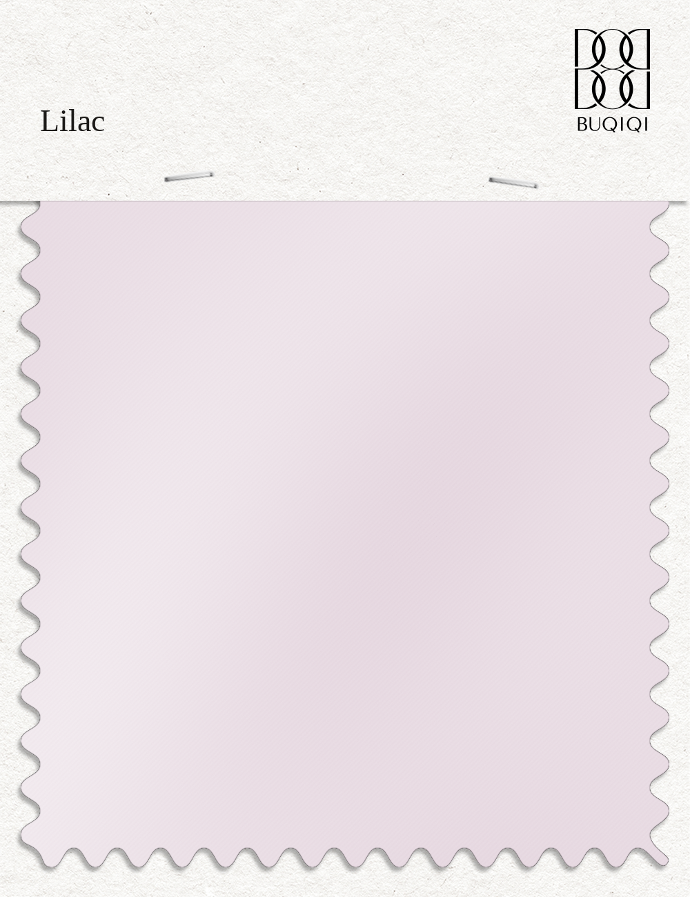 BUQIQI  Fabric Color Swatches -Lilac