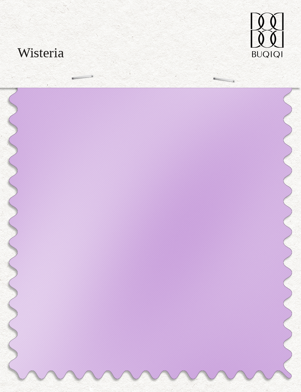 BUQIQI  Fabric Color Swatches -Wisteria
