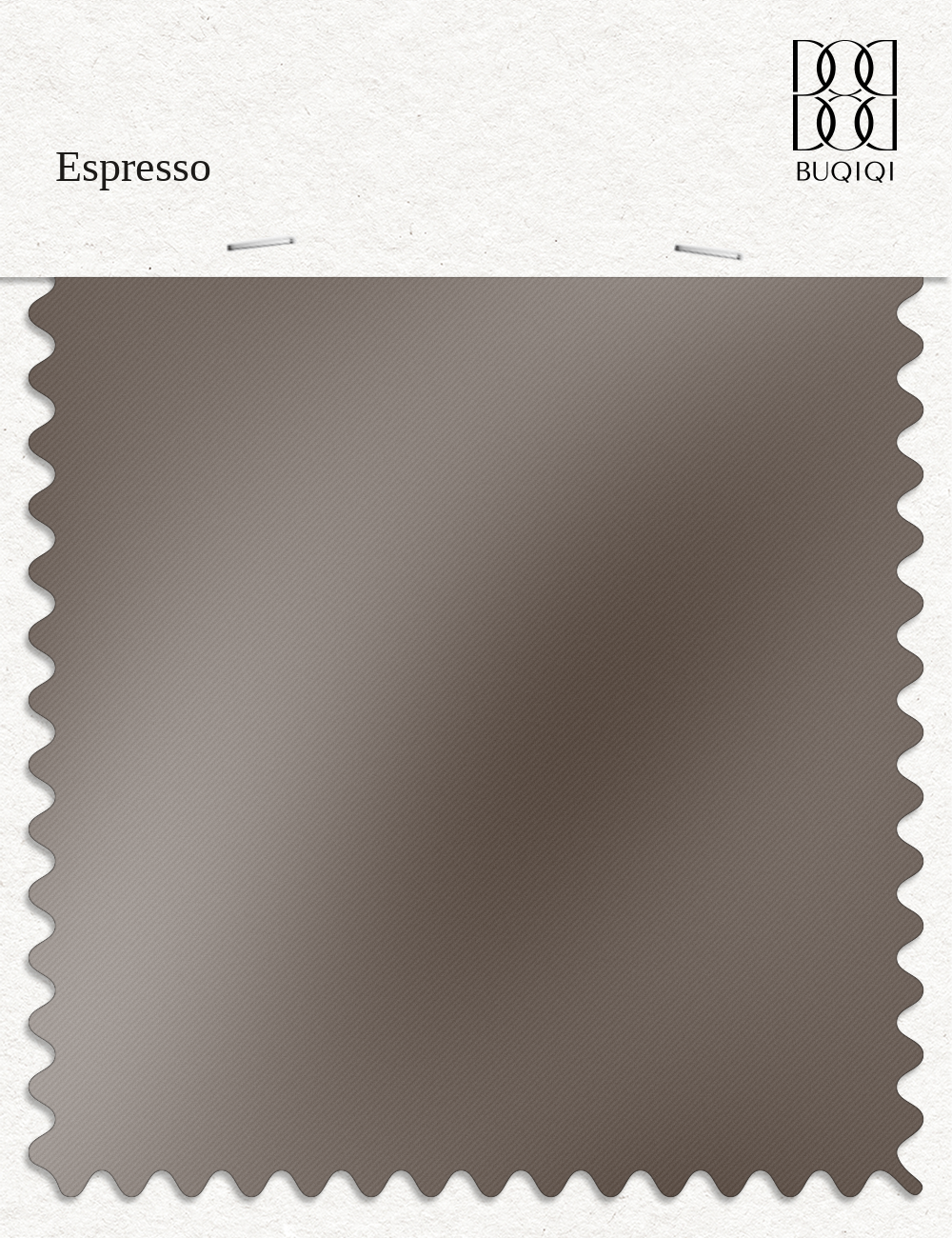 BUQIQI  Fabric Color Swatches -Espresso