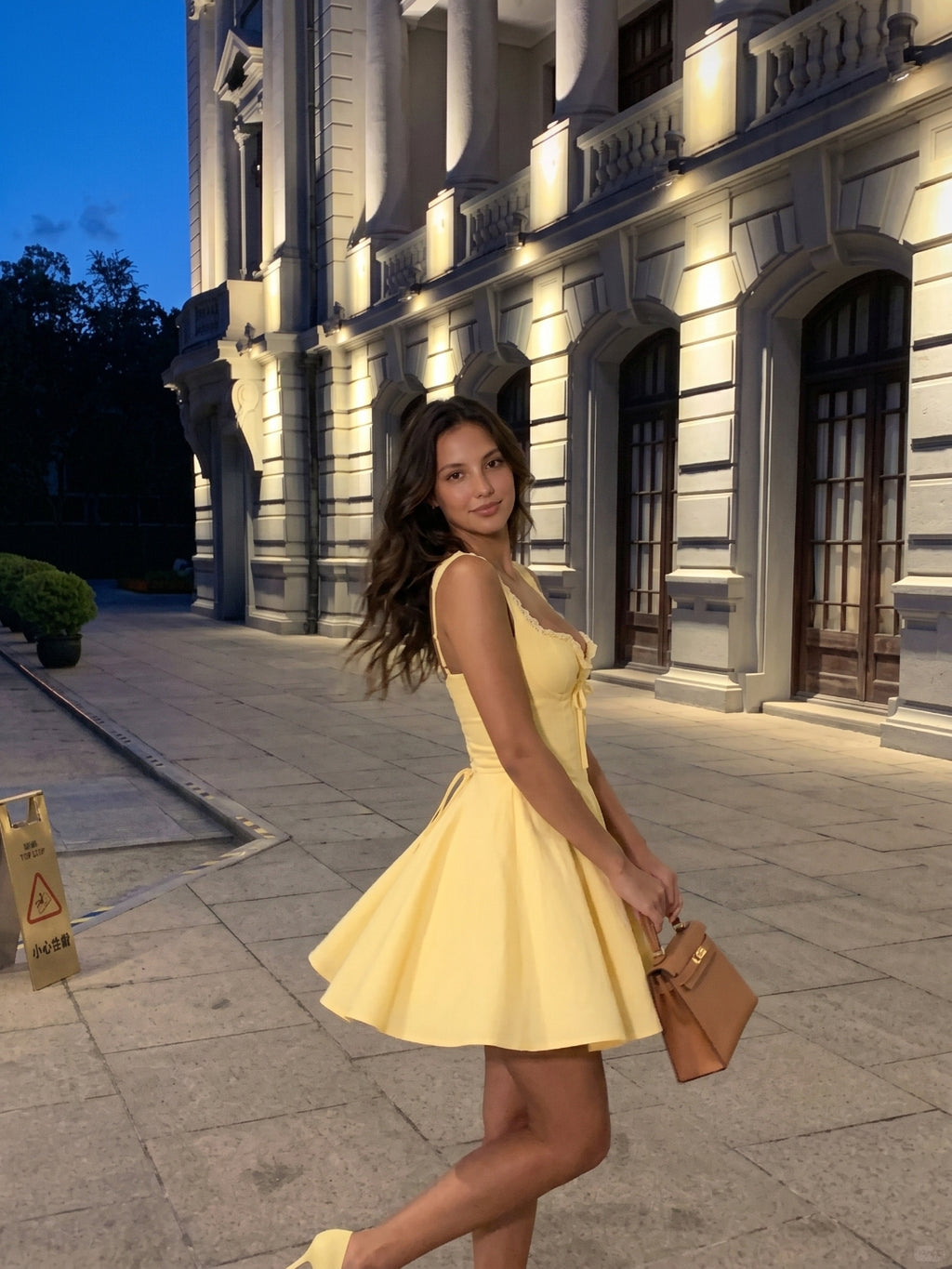 Daffodil Satin A-Line Sweetheart Criss-Cross Straps Short Homecoming Dress with Pleating