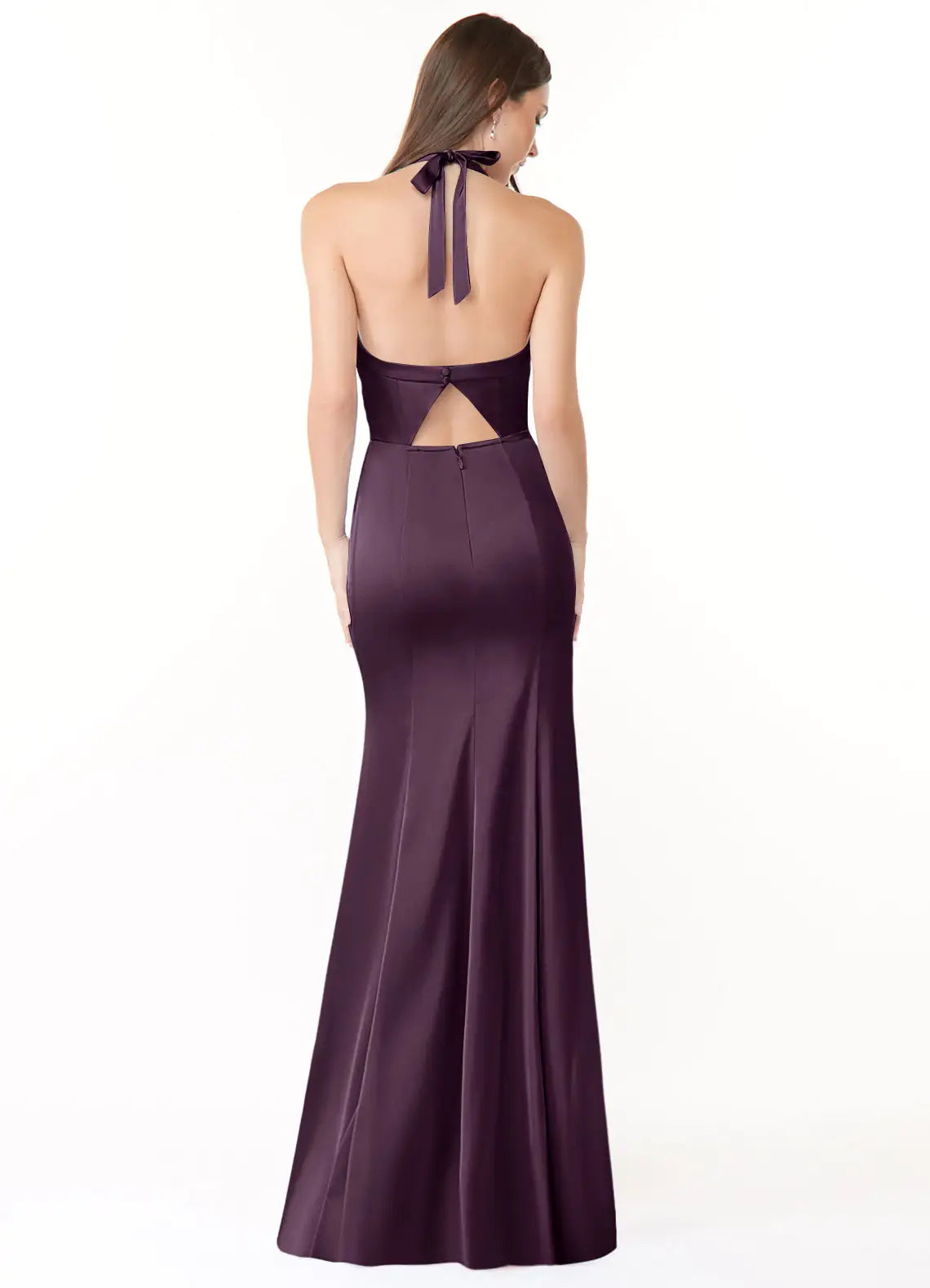 Glamorous Mermaid Sweetheart Neck Sleeveless Keyhole Back Floor Length Bridesmaid Dresses