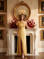 BUQIQI  Fabric Color Swatches -Gold