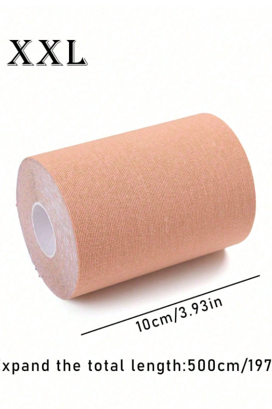 Skin Tone Elastic Breast Lift Body Support Tape Roll