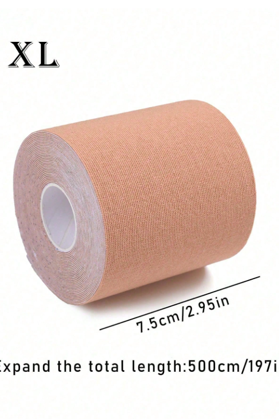 Skin Tone Elastic Breast Lift Body Support Tape Roll