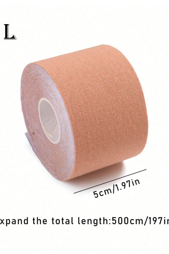 Skin Tone Elastic Breast Lift Body Support Tape Roll