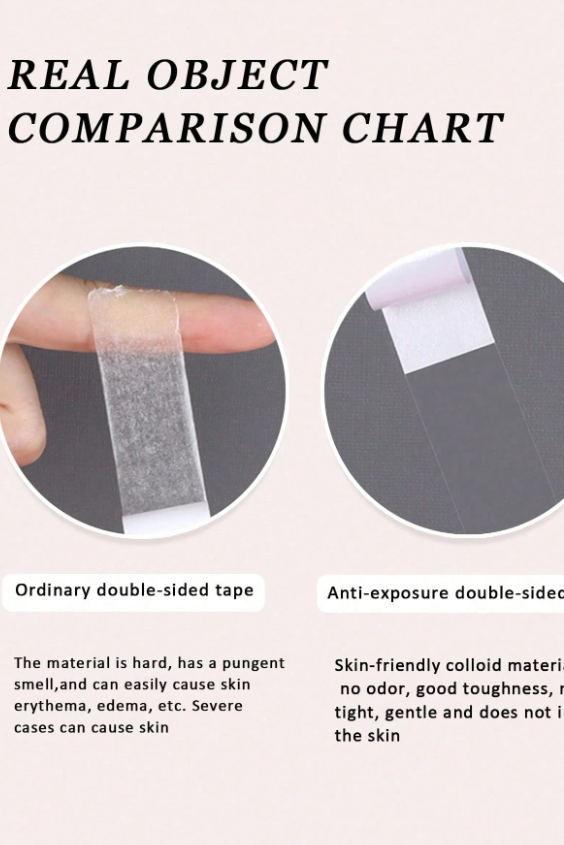 Skin-Friendly Double Sided Body & Clothing Fashion Tape