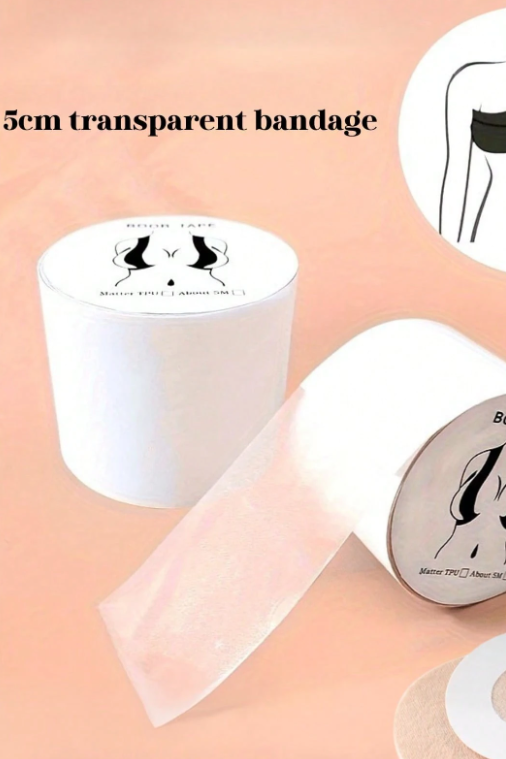 Transparent Invisible Lifting Boob Tape With Nipple Covers