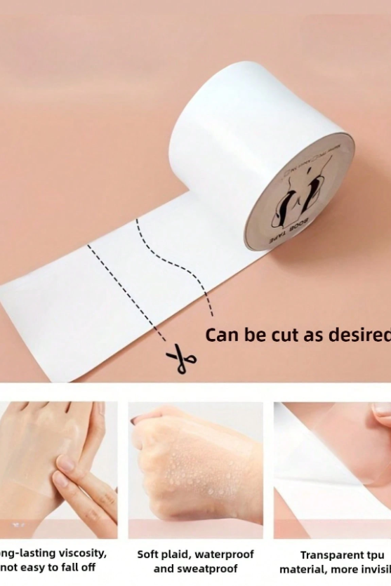 Transparent Invisible Lifting Boob Tape With Nipple Covers