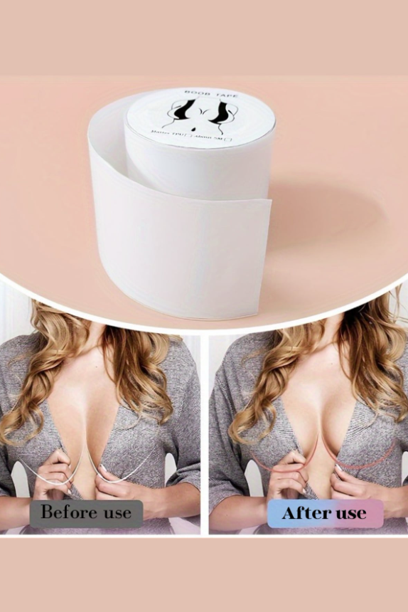 Transparent Invisible Lifting Boob Tape With Nipple Covers