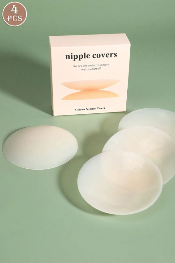 Reusable Invisible Silicone Nipple Pieces Set