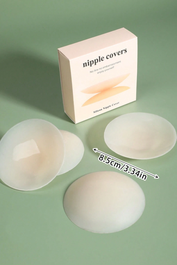 Reusable Invisible Silicone Nipple Pieces Set