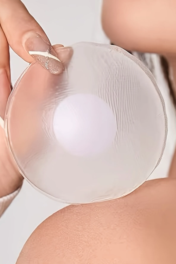 Reusable Clear Silicone Invisible Nipple Covers 16Pcs Set