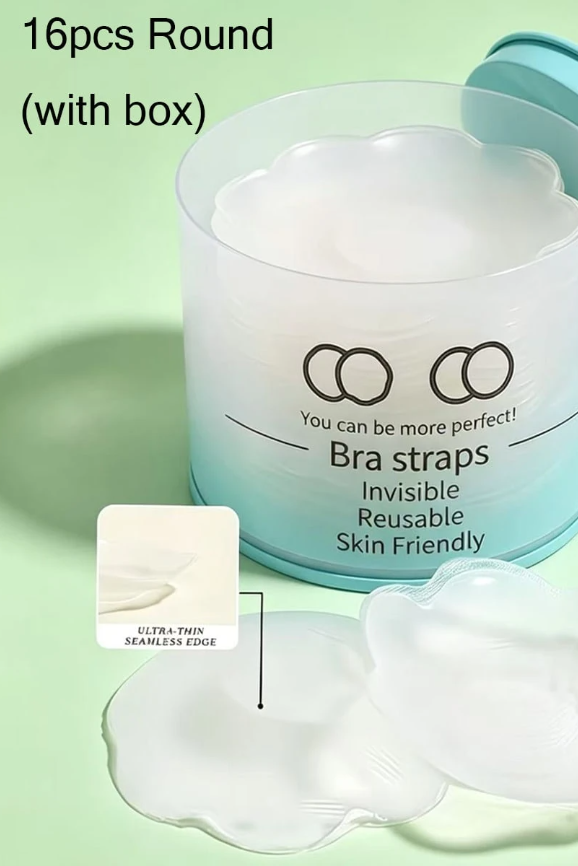 Reusable Clear Silicone Invisible Nipple Covers 16Pcs Set
