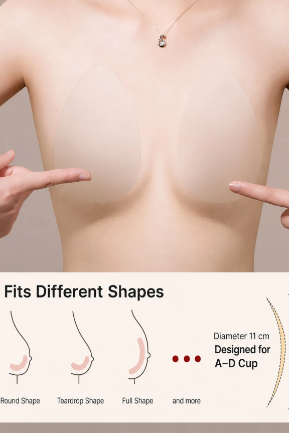 Teardrop Ultra Thin Reusable Adhesive Nipple Pasties