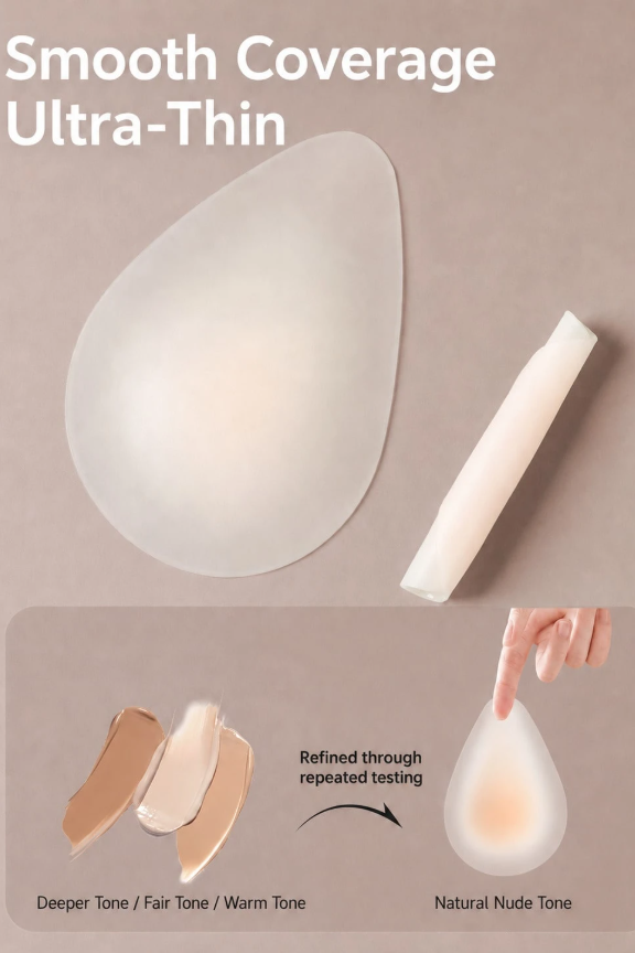 Teardrop Ultra Thin Reusable Adhesive Nipple Pasties