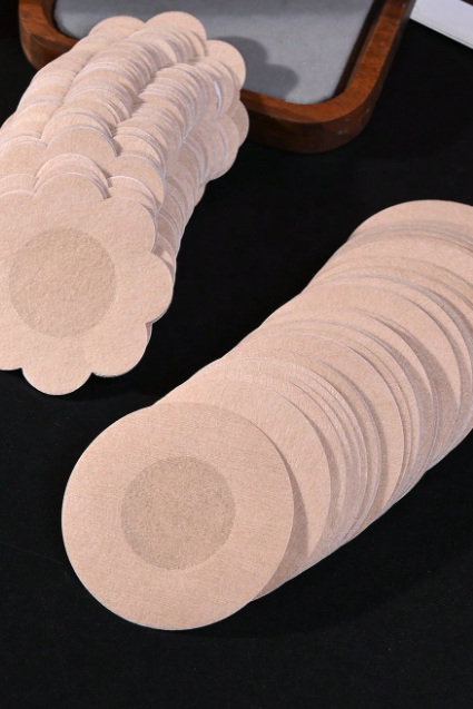 Disposable Flower & Round Invisible Nipple Pasties