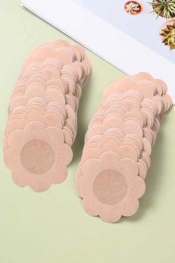 Disposable Flower & Round Invisible Nipple Pasties