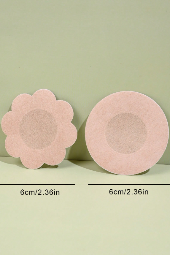 Disposable Flower & Round Invisible Nipple Pasties