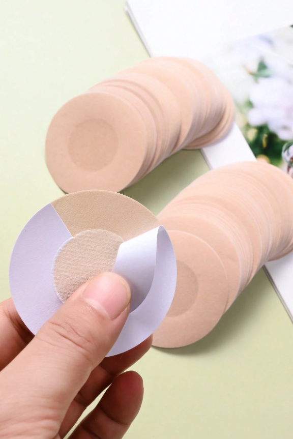 Disposable Flower & Round Invisible Nipple Pasties