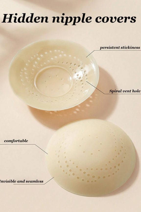 Breathable Perforated Reusable Silicone Nipple Covers