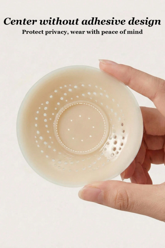 Breathable Perforated Reusable Silicone Nipple Covers