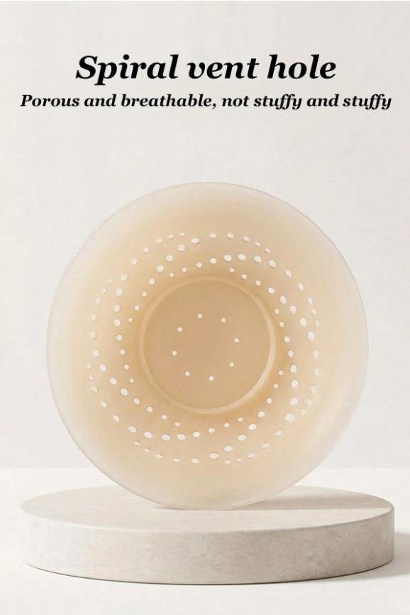 Breathable Perforated Reusable Silicone Nipple Covers