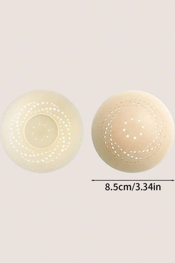 Breathable Perforated Reusable Silicone Nipple Covers