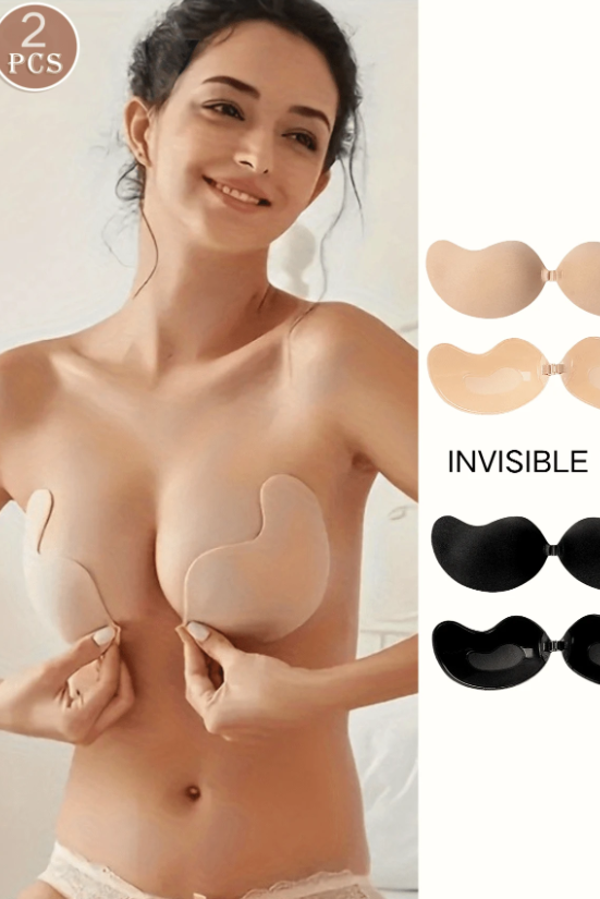 Mango Shape Front Clip Reusable Adhesive Invisible Bra