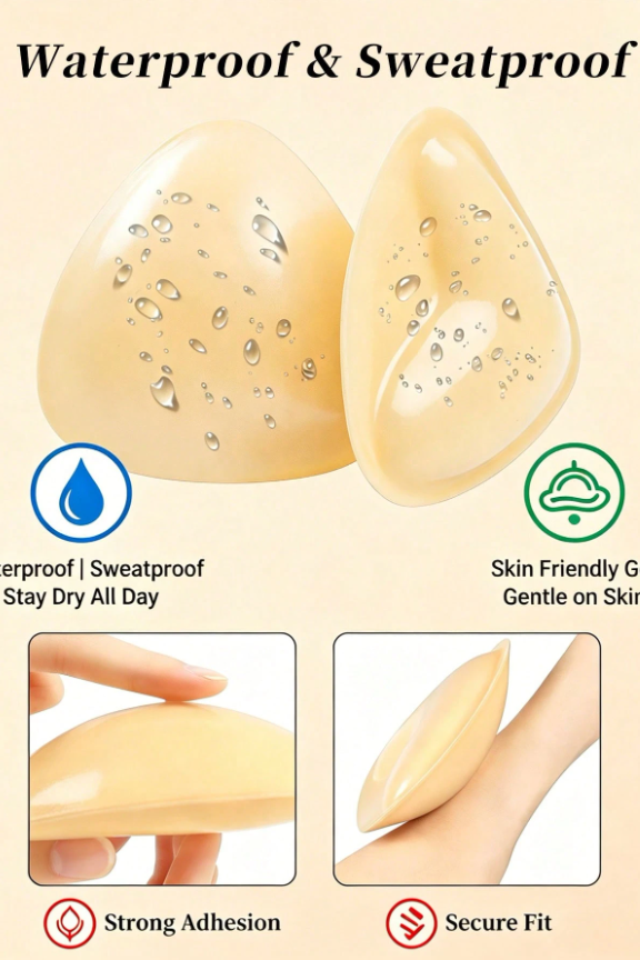 3CM Thick Double Sided Waterproof Sticky Bra Pads