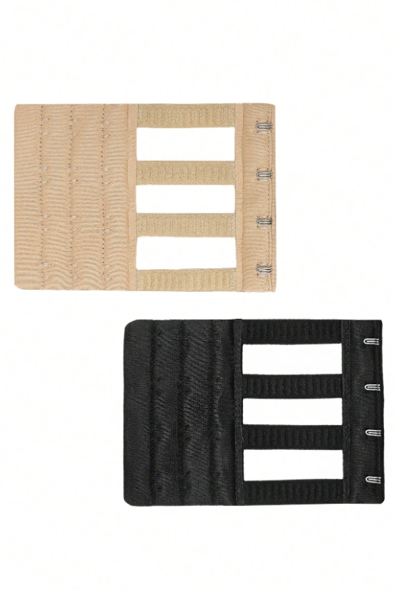 Elastic Mesh 4 Hooks Bra Extender Extension Strap