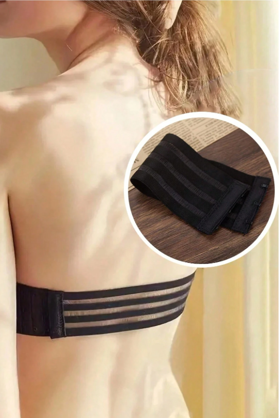 4 Stripe Hollow Elastic Bra Extender