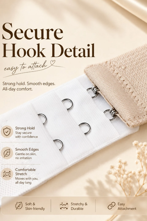 12Pcs Elastic Bra Extender Set 2/3/4 Hooks Available