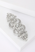 Vintage Filigree Crystal Hollow Formal Dress Brooch