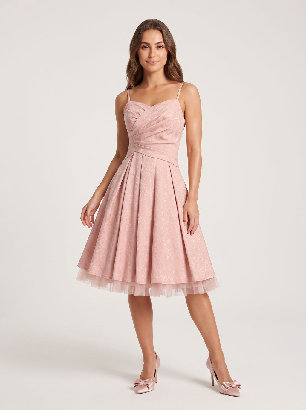Petal Satin A-Line Sweetheart Lace-up Short Dress with Floral Print