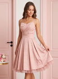 Petal Satin A-Line Sweetheart Lace-up Short Dress with Floral Print